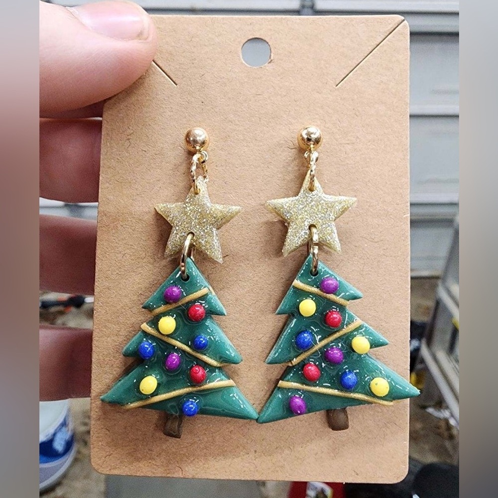 Christmas Tree Earrings